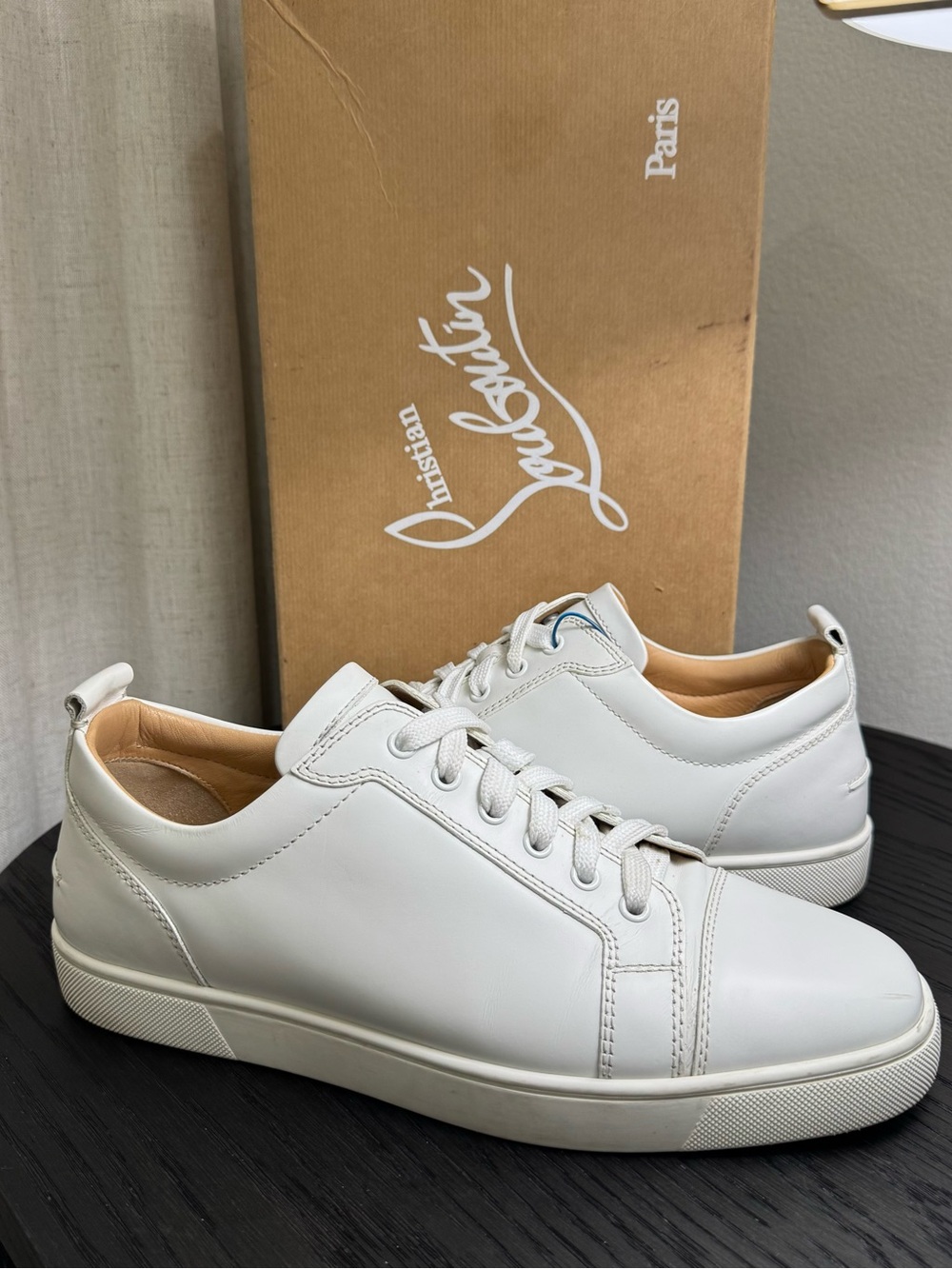 Christian Louboutin Louis Junior Sneakers Leather White 43